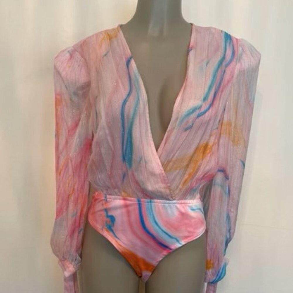 MULTICOLOR BODYSUIT SIZE L